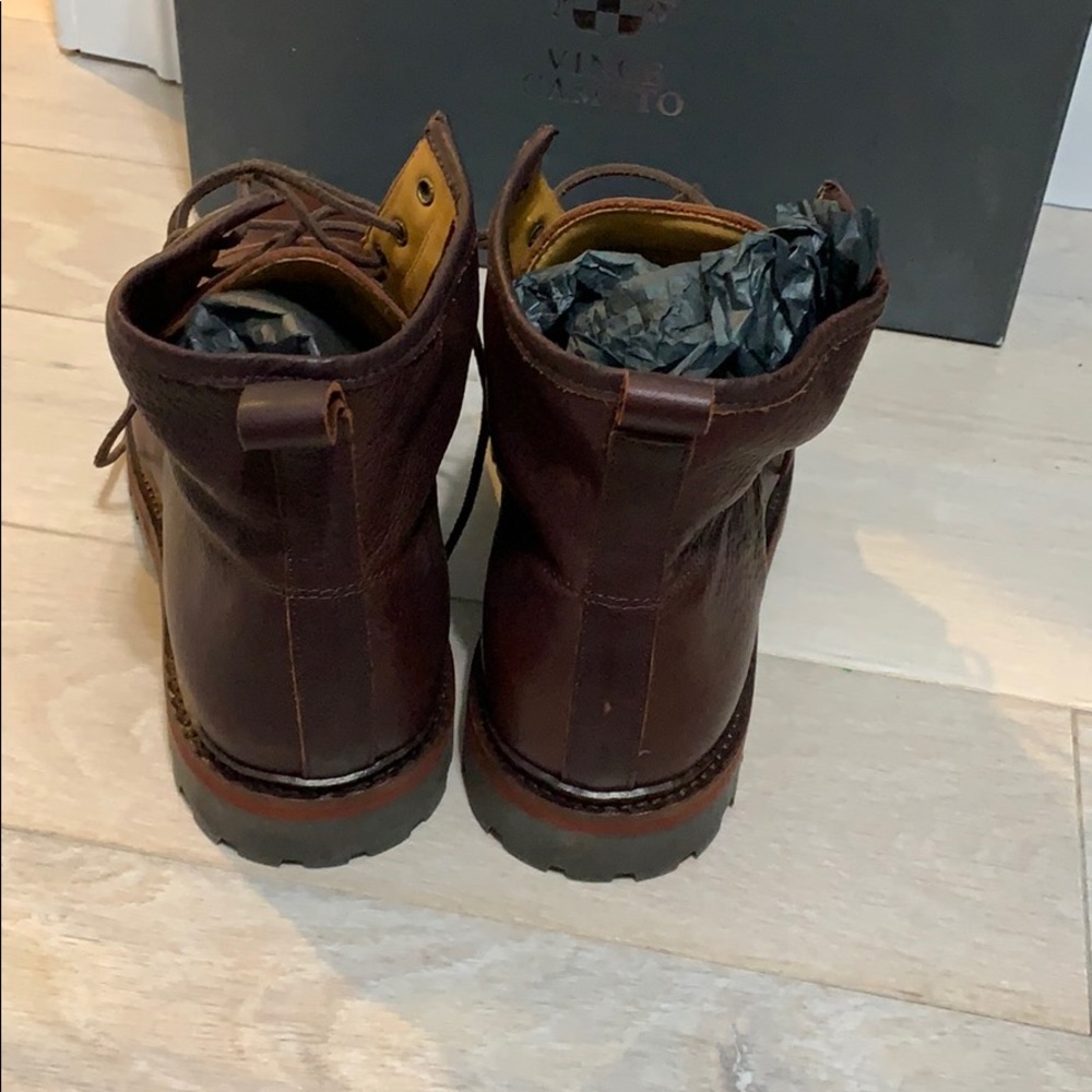 Vince Camuto Mens leather tie boots - Picture 3 of 6